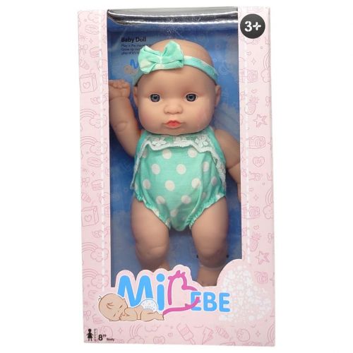 Лялька пупс в коробці, 19 см (БІРЮЗОВИЙ)