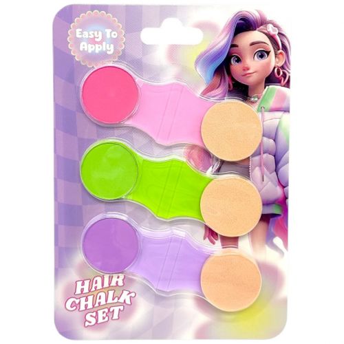 Крейда для волосся (3 кольори на планшетці)