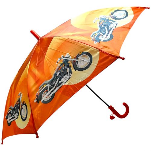 Дитяча парасолька (ЧЕРВОНА) З (МОТОЦИКЛОМ)