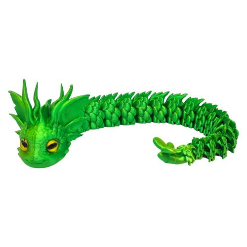 Іграшка рухлива 3D Королівський Дракон 32см (ЗЕЛЕНИЙ)