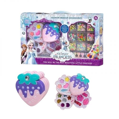 Косметика тіні, глітери, помади, лак, намистини, в коробці