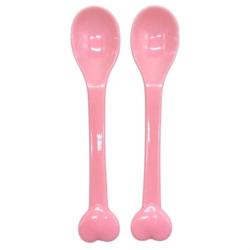 Ложки для годування 2 шт "Курносики" (РОЖЕВІ)