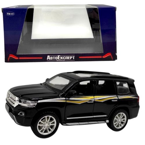 Машинка "Авто Експерт"  металопластик, 1:32, звук, світло, інерція, рухомі елементи (ЧОРНИЙ)