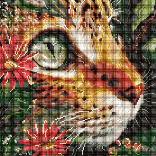 Алмазна мозаїка "Бездонні очі" 40х40 см