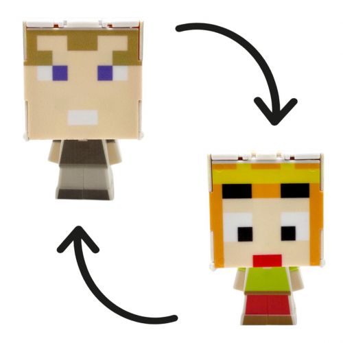 Герой-трансформер "Майнкрафт/MINECRAFT" (ПОМАРАНЧЕВИЙ) на планшеті