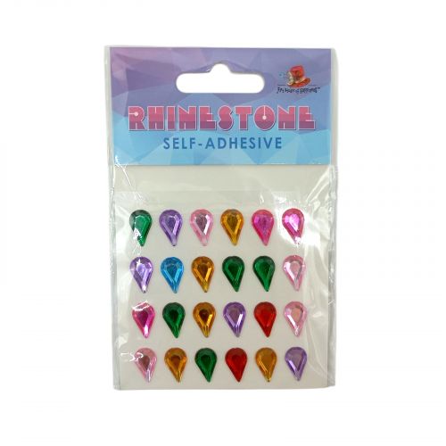 Стрази самоклеючі, 1,8*1,3см,24шт.