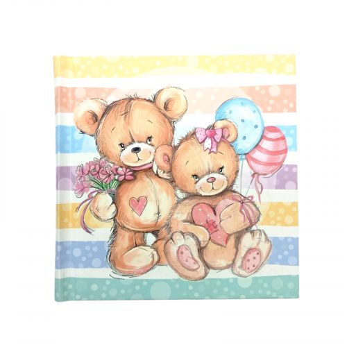 Скетчбук, 48 арк.,10х10 (ВЕДМЕДИКИ)