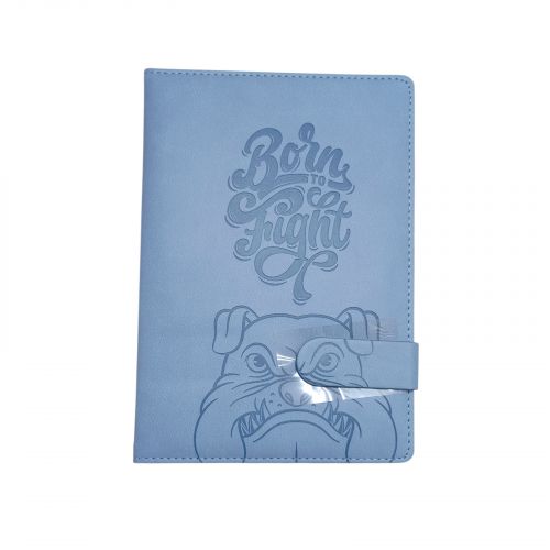 Блокнот Кожзам,А5, 64 аркуші, (НАРОДЖЕНИЙ БИТИСЯ)