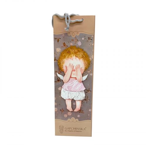 Пакет паперовий 11.5*37*8.5  КОРИЧНЕВИЙ