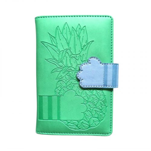 Блокнот,Кожзам,А6, 64аркуші (АНАНАС)