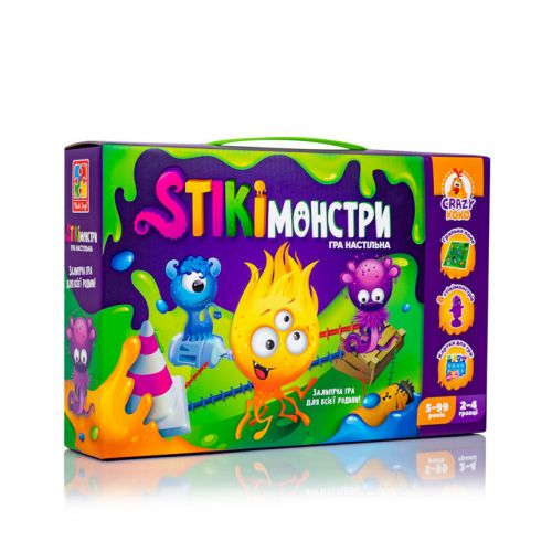 Гра настільна "Стікімонстри"