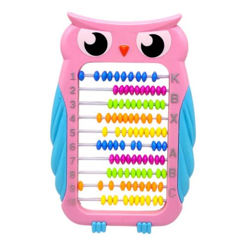 Рахівничка дитяча СОВА (РОЖЕВА)