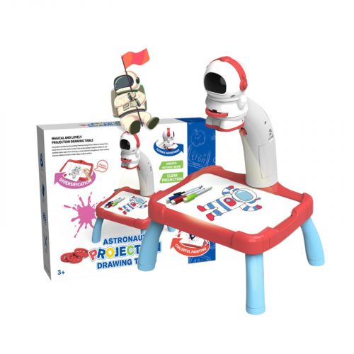 Дитячий стіл для малювання "КОСМОС" з проектором в коробці