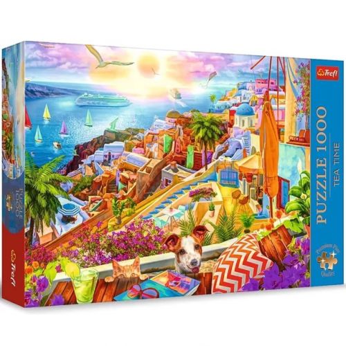 Пазли - 1000 ел, "Преміум: Відвідини Санторіні"