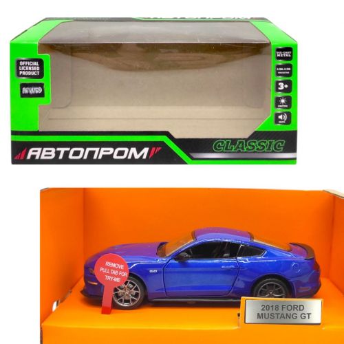 Машина металева "Автопром 1:34 Ford Mustang GT"