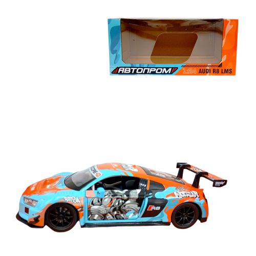Машина мет.1:24 Audi R8 LMS, батар., світло, звук, відкр. двері