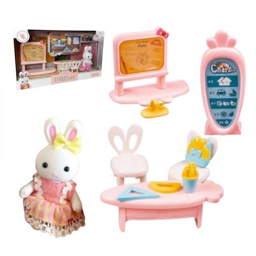 Набір меблів, флоксова фігурка, в коробці  (мікс видів)