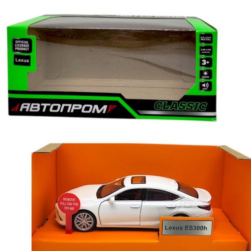 Машинка металева "АВТОПРОМ. Lexus ES300h" (БІЛИЙ)
