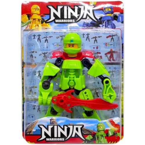 Фігурка-персонаж "НІНДЗЯ" (САЛАТОВИЙ)