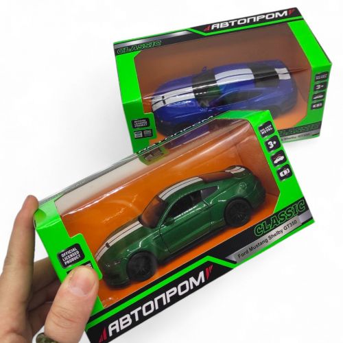 Машинка металева "АВТОПРОМ 1:36 MUSTANG ", ЧЕРВОНА (коробка - 15,5х7х8 см)