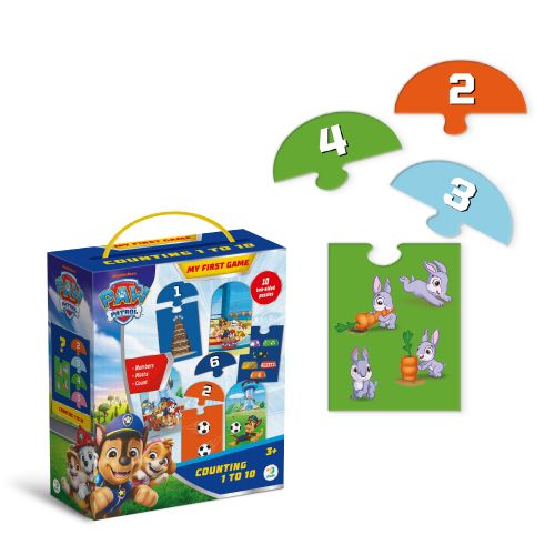 Навчальна гра "Щенячий патруль. Лічба від 1 до 10"
