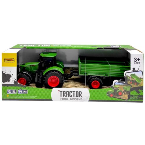 Трактор з причіпом інерційний, в коробці 45*14*16,5 см