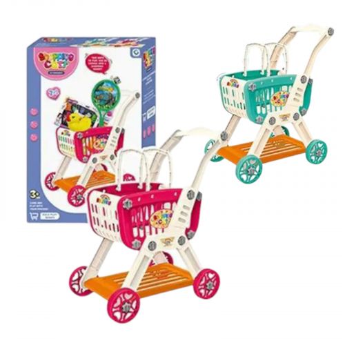 Візок з продуктами, мікс кольорів. кор.55*13*36 см.