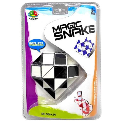 Кубик "Змійка-діамант" (ЧОРНИЙ)