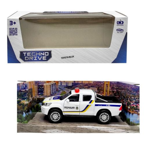 Автомодель металева "TOYOTA HILUX. ПОЛІЦІЯ"