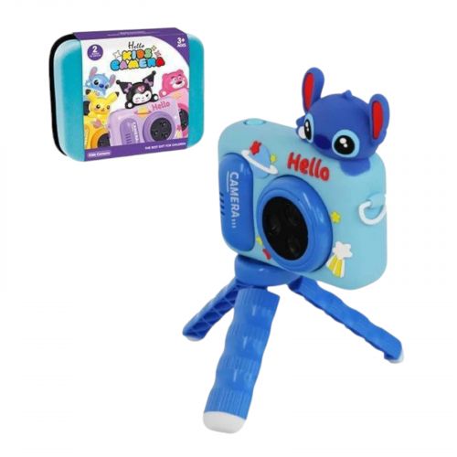 Фотоапарат роз’єм Type C, слот для TF карти, фронтальна та основна камери, звуки, ігри, чохол, штатив, у валізі