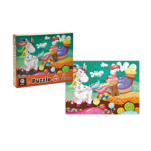 Пазли - 70 елм. "Єдиноріг та солодощі"