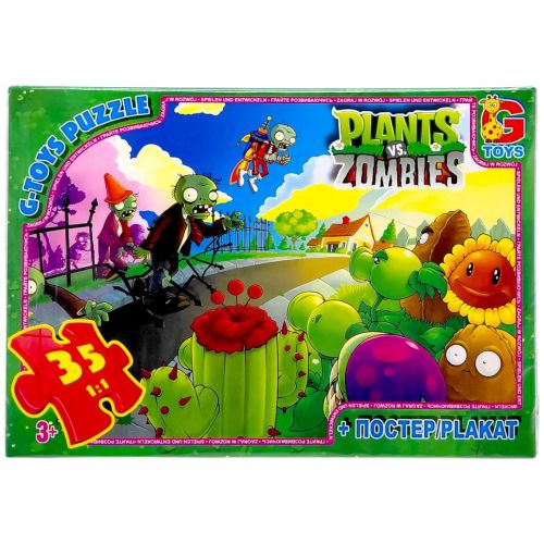 Пазли із серії "Рослини проти Зомбі", 35 ел