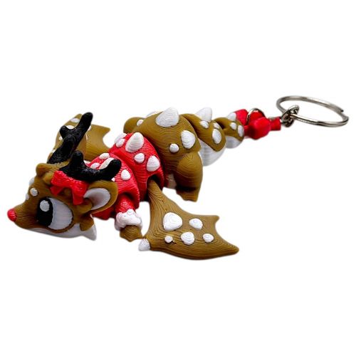 Брелок "Дракончик Олень" (3d друк)