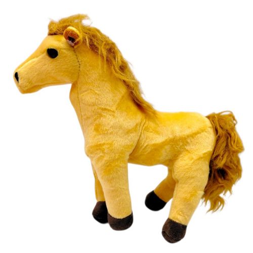 М'яка іграшка "Коник" 25 см (СВІТЛО-КОРИЧНЕВИЙ)