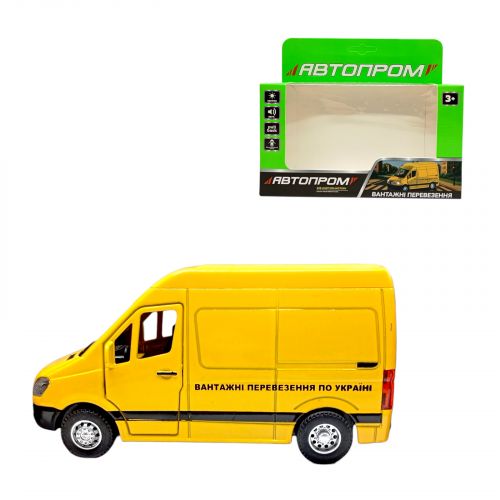 Машина АВТОПРОМ MERCEDES SPRINTER (ЖОВТИЙ)