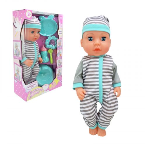 Пупс "Маленьке Сонечко" їсть, пісяє, аксес. зріст пупса 33 см у короб. 23,5*11*40см