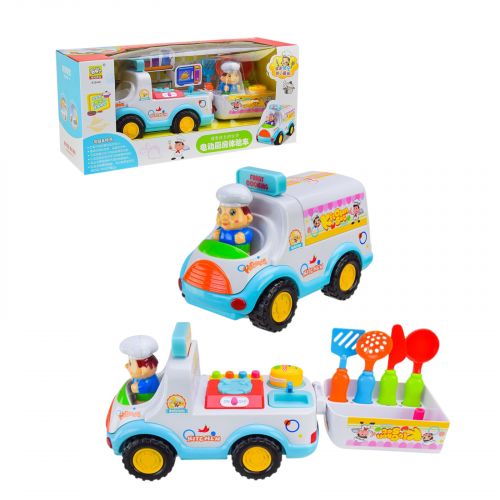 Муз. машинка-кухня,батар., короб.40*14.5*18 см