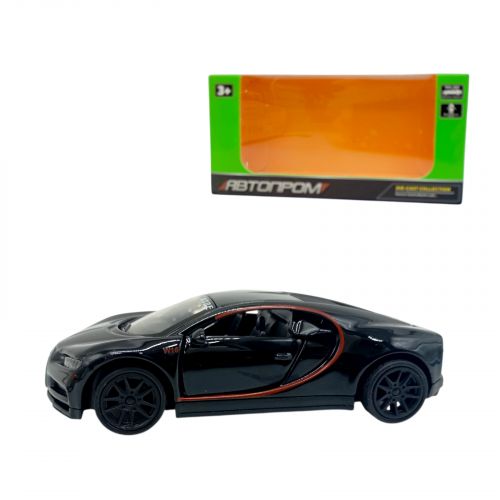 МАШИНКА АВТОПРОМ 1:39 BUGATTI (ЧОРНА)