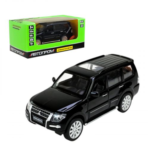 Машина мет. 1:33 "Mitsubishi Pajero 4WD Turbo", капот,багажник,батар., світ., звук, відкр.двері, короб.18 * 9 * 8 см