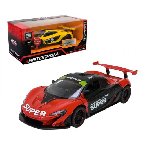 Машина мет. 1:31 Mclaren P1 GTR, батар.,світло,звук,відкр.двері,кор. 18*9*8см