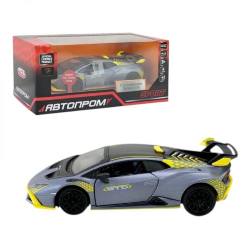 Машина мет. 1:32 "Lamborghini STO", батар., світло, звук, відкр.двері, короб.18 * 9 * 8 см