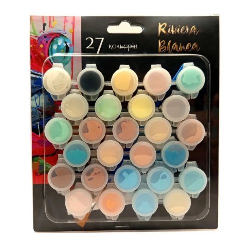 Фарба акрилова художня для живопису та декорування, 27 кольорів