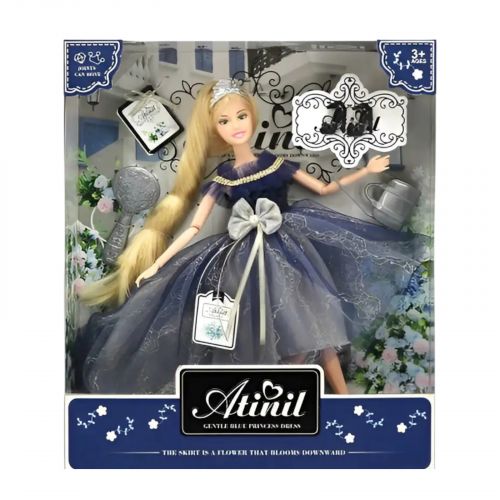 Лялька 29см (БІЛЯВКА В СИНІЙ СУКНІ)