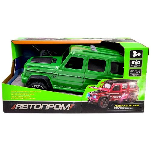 МАШИНА АВТОПРОМ (металева) MERCEDES G-CLASS (ЗЕЛЕНИЙ)