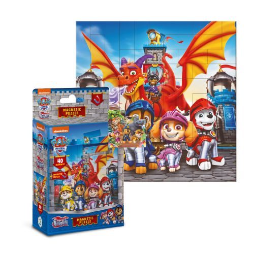 Магнітний пазл на 40 елементів «Лицарі»