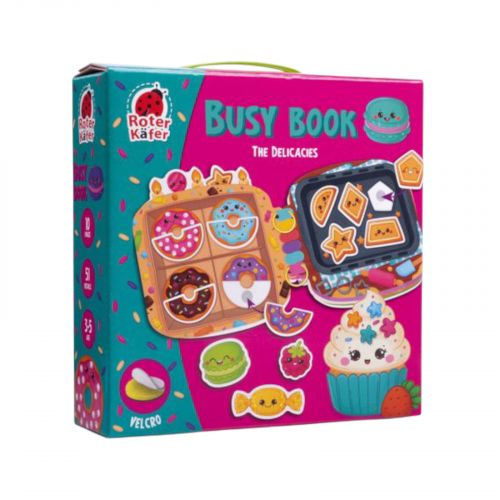 Гра розвиваюча з липучками. Бізі Бук. Смаколики.