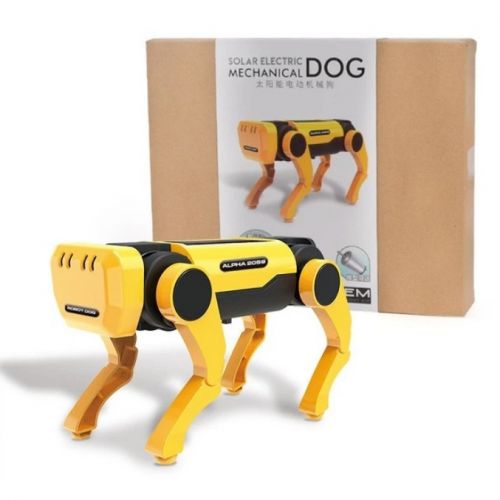 Конструктор "Собака-робот" на сонячній батареї (коробка - 25х4,1х20,2 см)