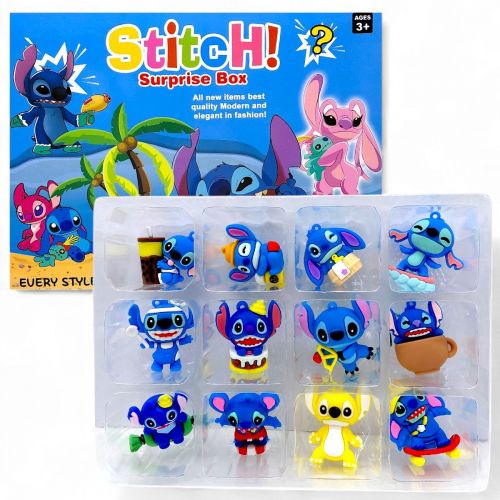 Ігровий набір "Стіч" (адвент календар) сюрприз-бокс коробка 22х16,2х4,7 см