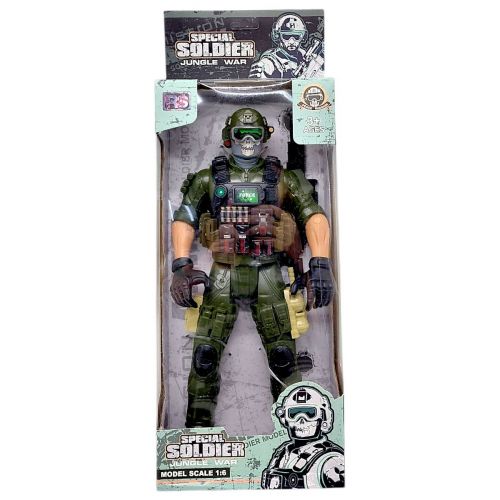 Ігрова фігурка "Солдат. JUNGLE WAR", 28 см, ЗЕЛЕНИЙ (ВИД 3)