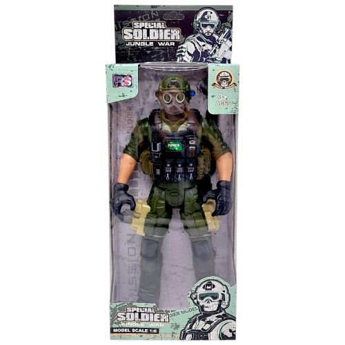 Ігрова фігурка "Солдат. JUNGLE WAR", 28 см, ЗЕЛЕНИЙ (ВИД 4)